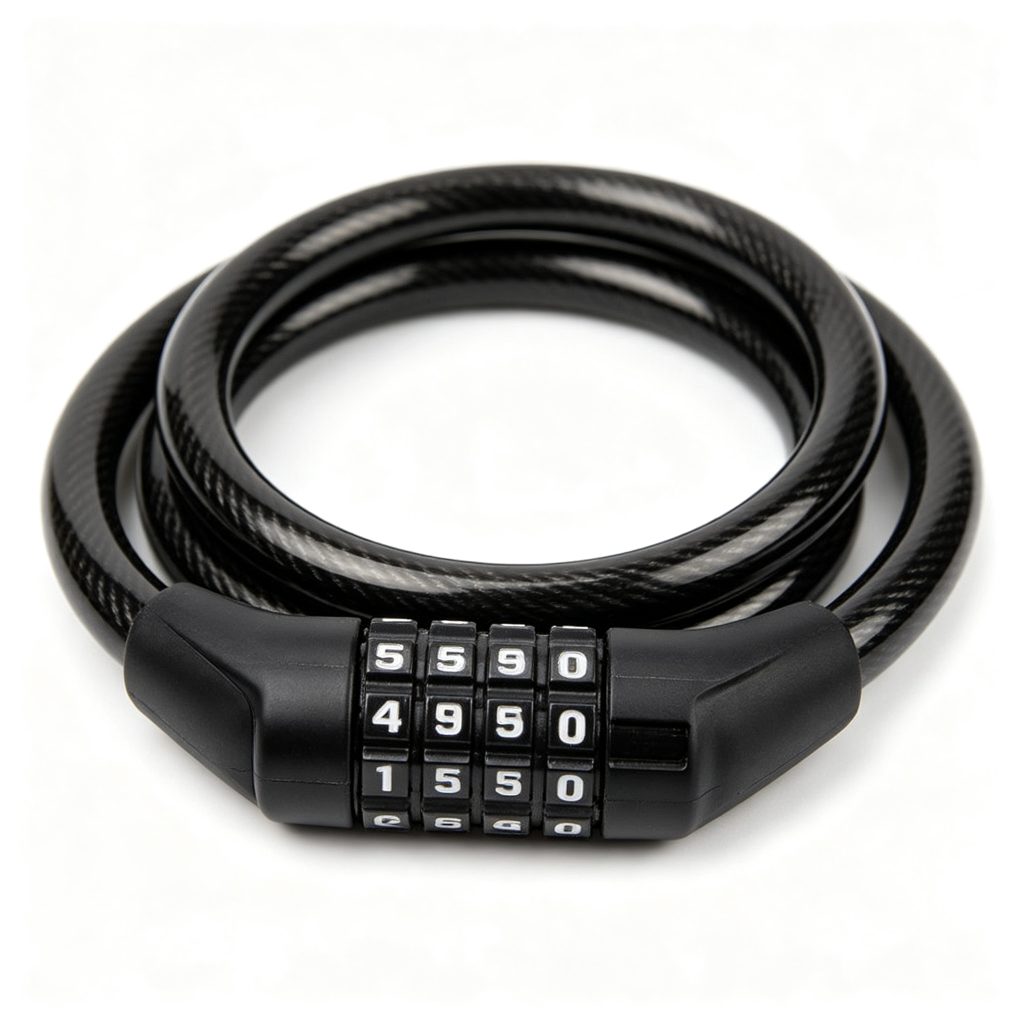 CableGuard 4-Digit Combination Lock view 1