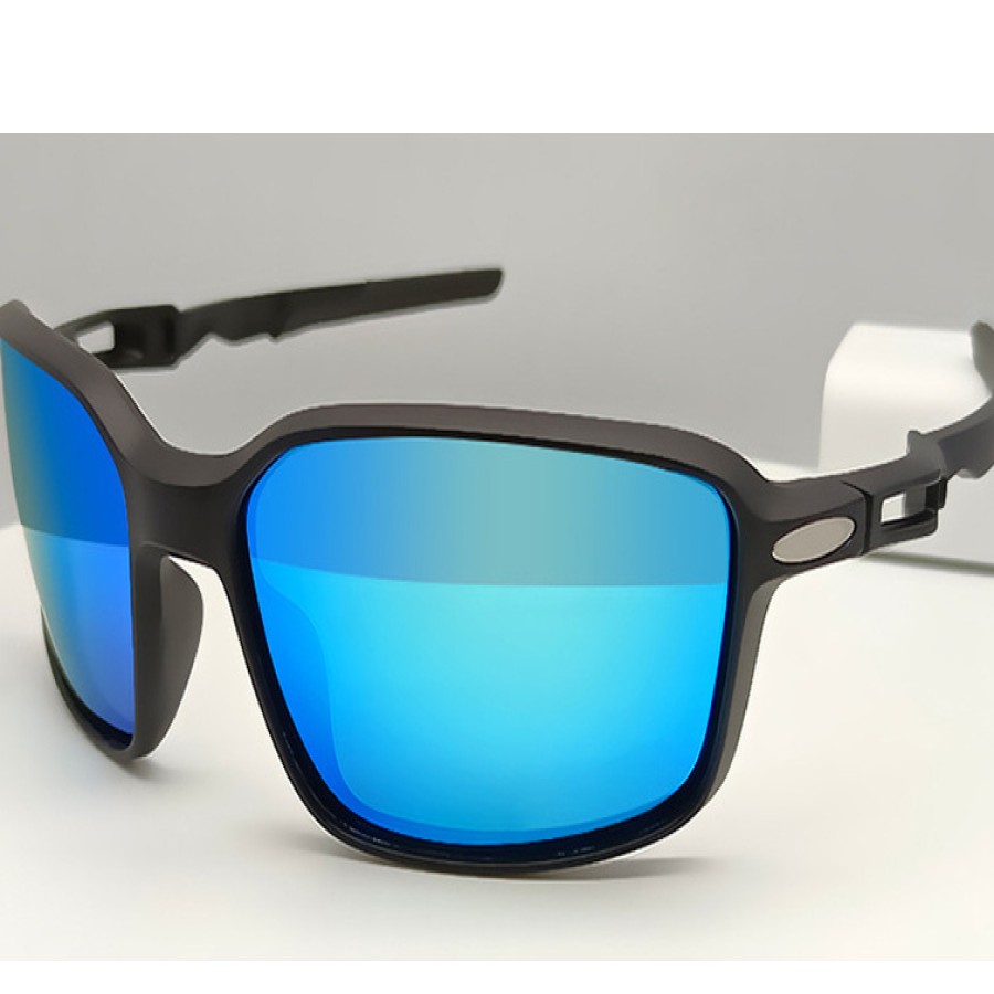 AeroShield Blue Lens Cycling Glasses view 2