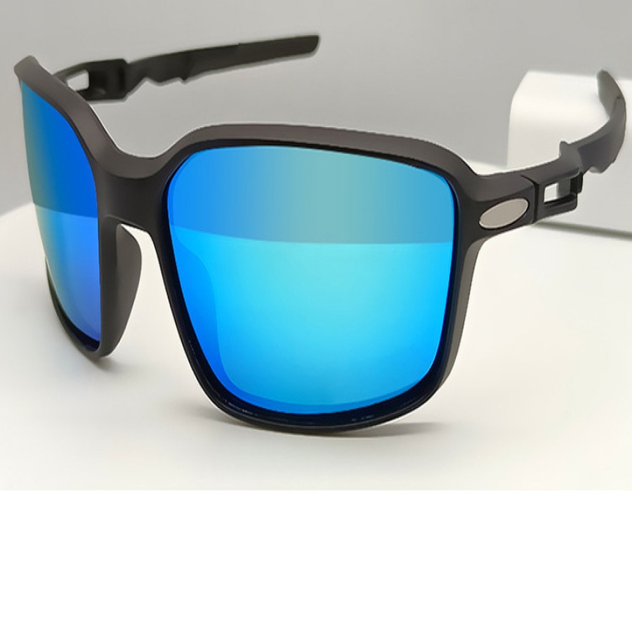 AeroShield Blue Lens Cycling Glasses view 4